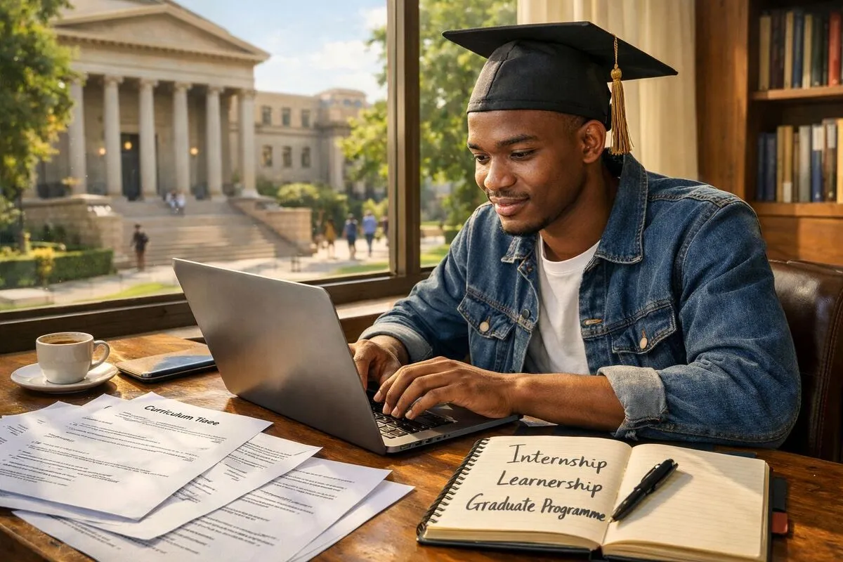 South African graduate writing a CV for job applications