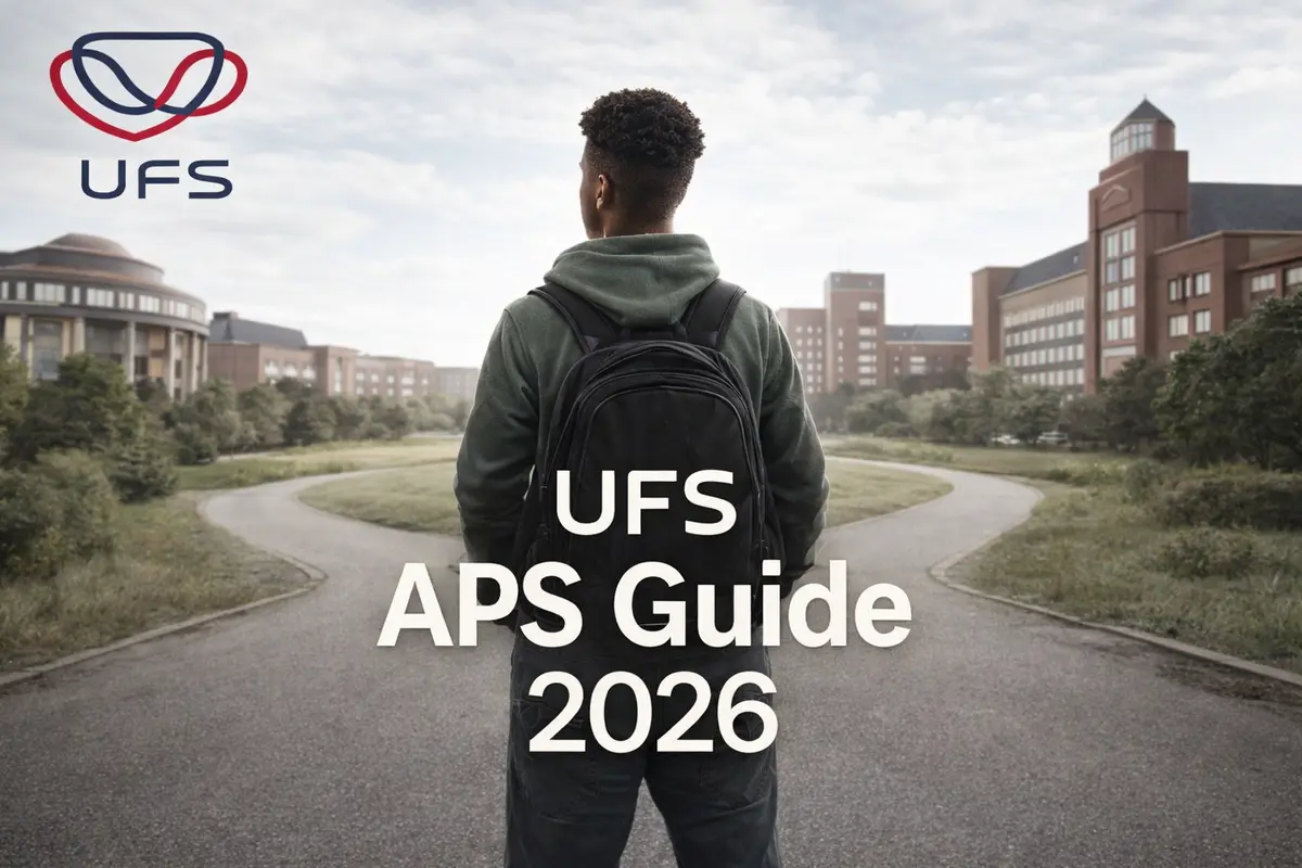 University of the Free State APS requirements guide creative poster