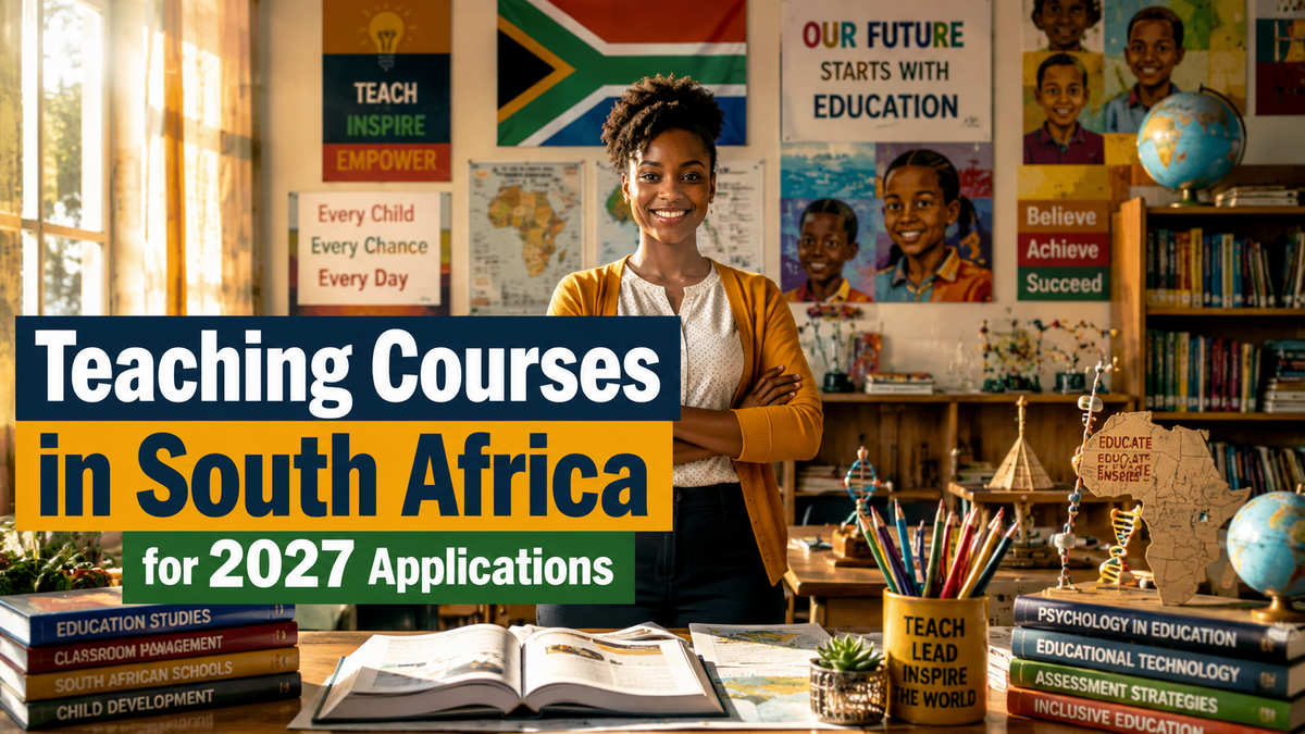 Teaching Courses in South Africa for 2027 Applications: Best Universities and Colleges to Apply To