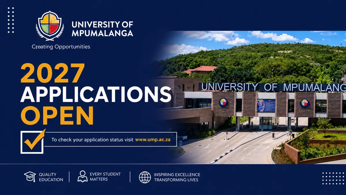 University of Mpumalanga Opens 2027 Applications Today | Apply Online Before the Deadline