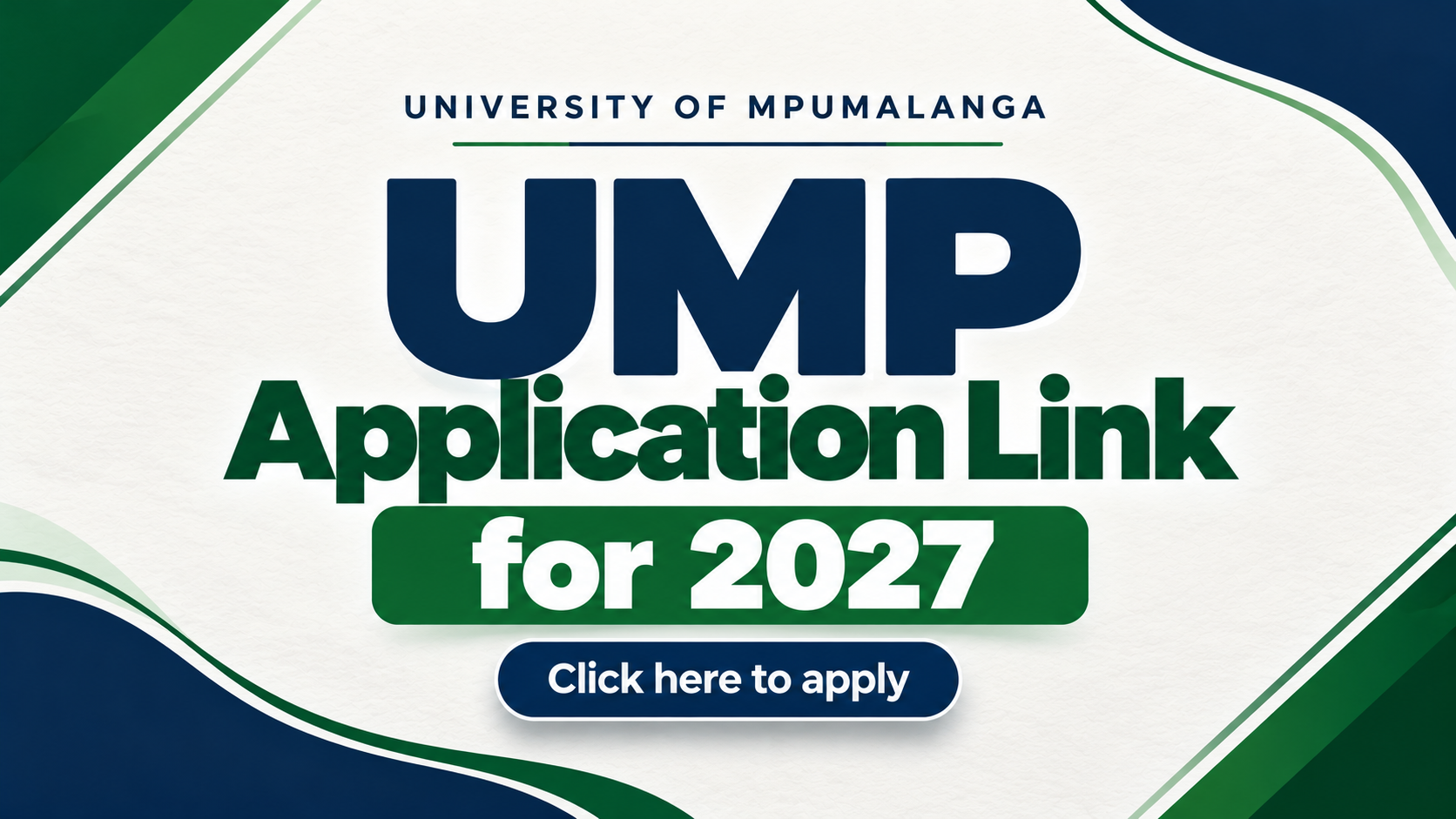 UMP Application Link for 2027 - Click Here To Apply